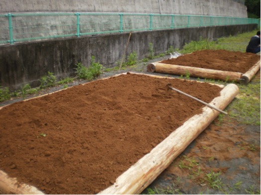 花壇のできあがり
