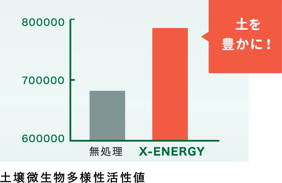 土壌微生物多様性活性値