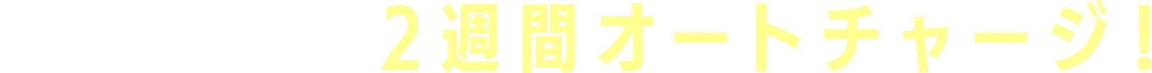 さすだけで2週間オートチャージ